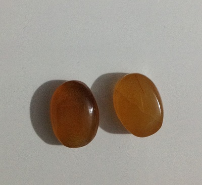 نگین عقیق زرد طبیعی